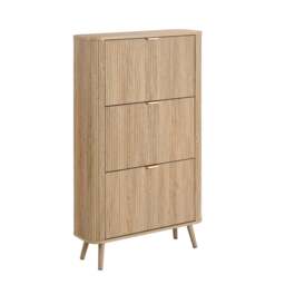 DUSK Hattie Shoe Cabinet - Light Wood - thumbnail 5