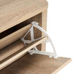 DUSK Hattie Shoe Cabinet - Light Wood - thumbnail 8