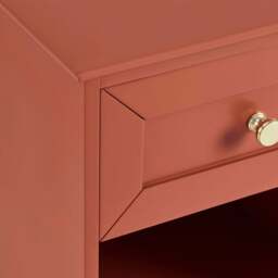 DUSK Ruby 1 Drawer Nightstand - Terracotta - thumbnail 7