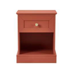 DUSK Ruby 1 Drawer Nightstand - Terracotta - thumbnail 3