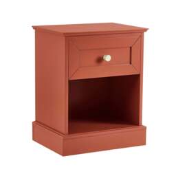 DUSK Ruby 1 Drawer Nightstand - Terracotta - thumbnail 4
