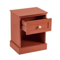 DUSK Ruby 1 Drawer Nightstand - Terracotta - thumbnail 5