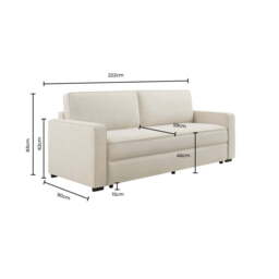 DUSK Soho Sofa Bed - Beige - thumbnail 8