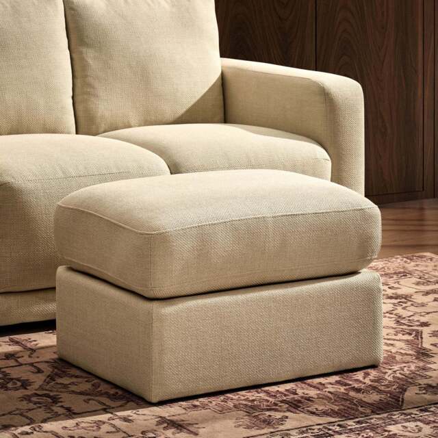 DUSK Small Seville Compact Pouffe - Beige - image 1