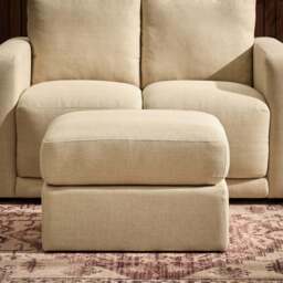 DUSK Small Seville Compact Pouffe - Beige - thumbnail 2