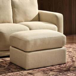 DUSK Small Seville Compact Pouffe - Beige