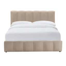 DUSK Cheshire Ottoman Storage Bed - Chenille Oatmeal - Super King - thumbnail 9