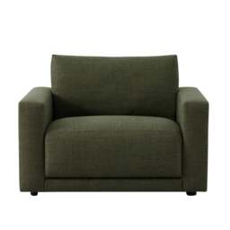 DUSK Chicago Loveseat - Woven Pine Green - thumbnail 3
