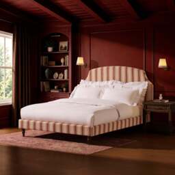 DUSK Surrey Bed Frame - Raspberry Stripe - Super King - thumbnail 7