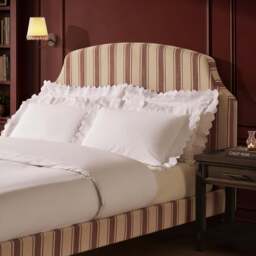 DUSK Surrey Bed Frame - Raspberry Stripe - Super King - thumbnail 5