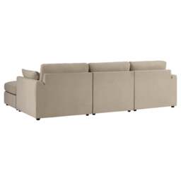 DUSK Miami Right Hand Chaise Sofa - Chenille Oatmeal - thumbnail 6