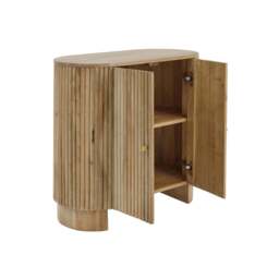 DUSK Finley Mango Wood 2 Door Sideboard - Natural - thumbnail 5