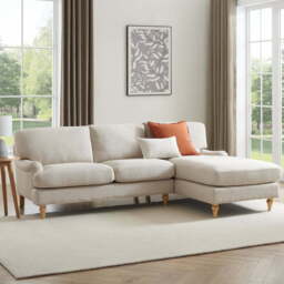 DUSK Hampshire Right Hand Chaise Sofa - Beige - thumbnail 3