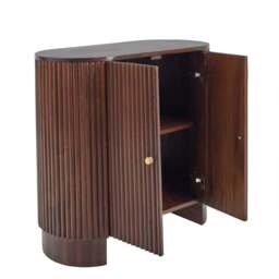 DUSK Finley Mango Wood 2 Door Sideboard - Walnut - thumbnail 8