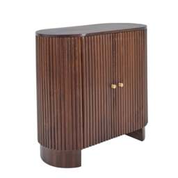 DUSK Finley Mango Wood 2 Door Sideboard - Walnut - thumbnail 7