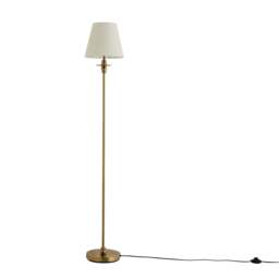 DUSK Lucille Ornate Floor Lamp - Brass - thumbnail 3
