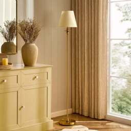 DUSK Lucille Ornate Floor Lamp - Brass - thumbnail 2