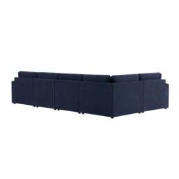 DUSK Miami Right Hand Large L-Shape Sofa  - Chenille Navy - thumbnail 6