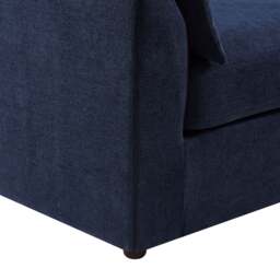 DUSK Miami Right Hand Large L-Shape Sofa  - Chenille Navy - thumbnail 8