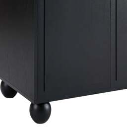 DUSK Rachel Arch Front 4 Door Sideboard - Black - thumbnail 8