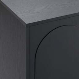 DUSK Rachel Arch Front 4 Door Sideboard - Black - thumbnail 7