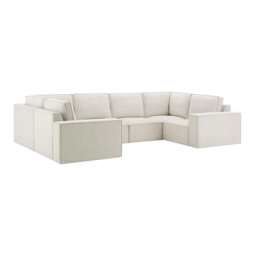 DUSK Brooklyn U-Shape Sofa - Ivory - thumbnail 9