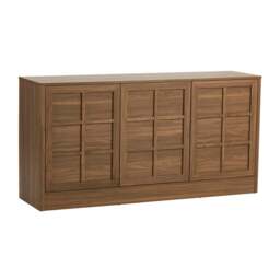 DUSK Carly 3 Door Sideboard - Medium Wood - thumbnail 3