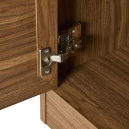 DUSK Carly 3 Door Sideboard - Medium Wood - thumbnail 7