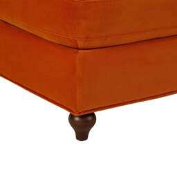 DUSK Hampshire Pouffe - Bright Orange - thumbnail 5