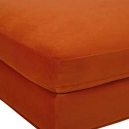 DUSK Hampshire Pouffe - Bright Orange - thumbnail 4