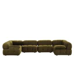 DUSK Bondi U Shape Sofa - Rich Green - thumbnail 5