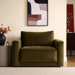 DUSK Chicago Loveseat - Rich Green - thumbnail 1