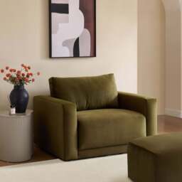 DUSK Chicago Loveseat - Rich Green - thumbnail 2