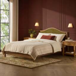 DUSK Provence Bed Frame - Rich Green - King Size - thumbnail 1