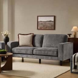 DUSK Soho 3 Seater Sofa - Grey - thumbnail 1