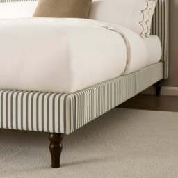 DUSK Surrey Bed Frame - Sage Stripe - Small Double - thumbnail 8