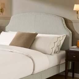 DUSK Surrey Bed Frame - Sage Stripe - Small Double - thumbnail 6