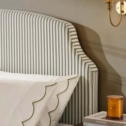 DUSK Surrey Bed Frame - Sage Stripe - Small Double - thumbnail 7