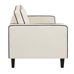 DUSK Soho 2 Seater Sofa - Cream Linen - thumbnail 5