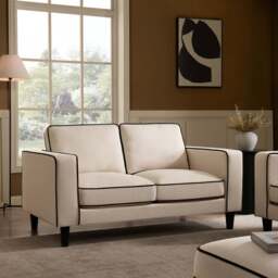 DUSK Soho 2 Seater Sofa - Cream Linen