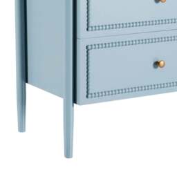 DUSK Posy Bobbin 6 Drawer Chest - Sky Blue - thumbnail 7