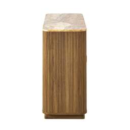 DUSK Hettie 2 Door Sideboard - Mid Wood/ Marble Effect Top - thumbnail 6