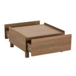 DUSK Avalon Extendable/Storage Coffee Table - Medium Wood - thumbnail 6