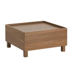 DUSK Avalon Extendable/Storage Coffee Table - Medium Wood - thumbnail 5