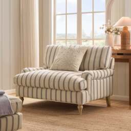 DUSK Hampshire Loveseat - Blue Stripe