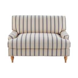 DUSK Hampshire Loveseat - Blue Stripe - thumbnail 3