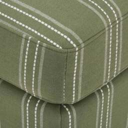 DUSK Sicily Pouffe - Green Stripe - thumbnail 5