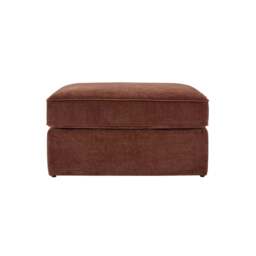 DUSK Beverley Pouffe - Chenille Dark Rust - thumbnail 4
