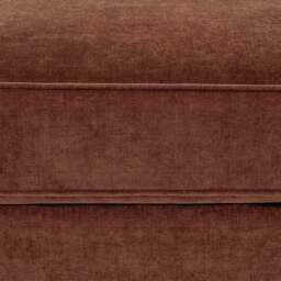 DUSK Beverley Pouffe - Chenille Dark Rust - thumbnail 7