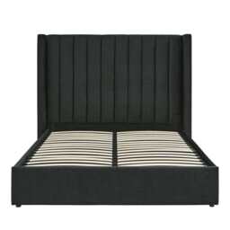 DUSK Madison Ottoman Storage Bed - Ink - Double - thumbnail 9